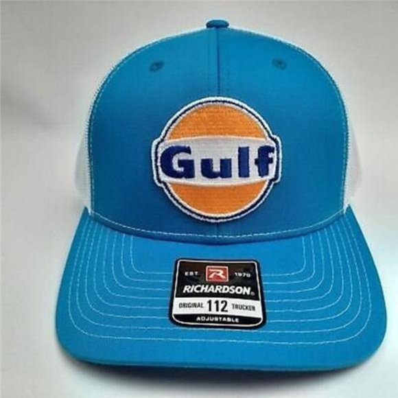 Retro Vintage Style Racing GT40 Gulf Oil Embroidered Patch Richardson 112 70s main image 5